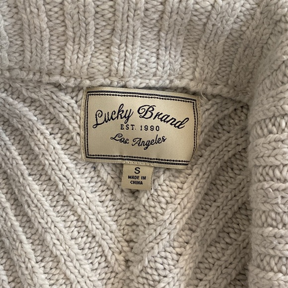 Women’s Lucky Brand Sweater Coat Size Small - Picture 3 of 7